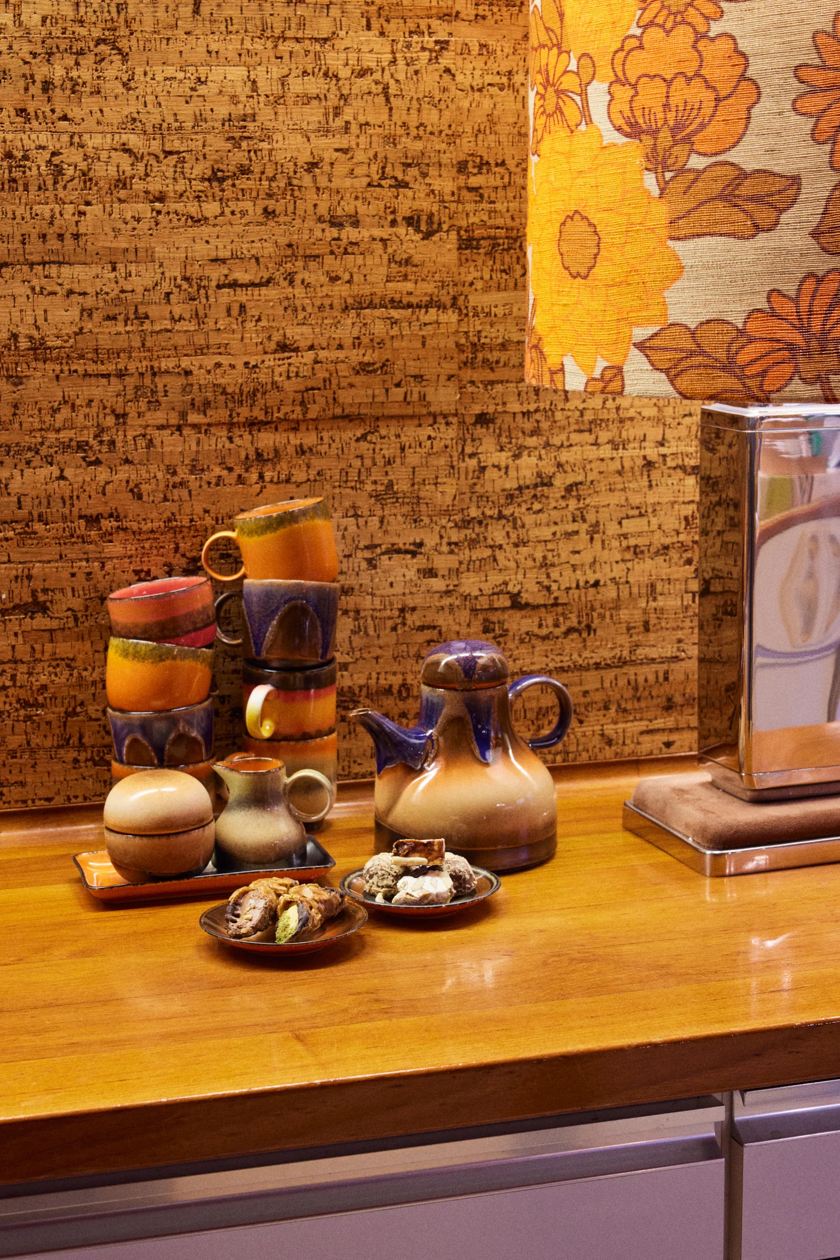 Plato para taza 70's, Ø11,5 cm, Tostado lento HKliving