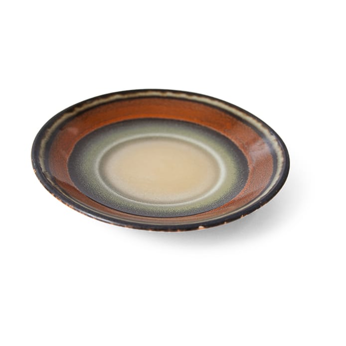 Plato para taza 70's, Ø11,5 cm, Tostado oscuro HKliving