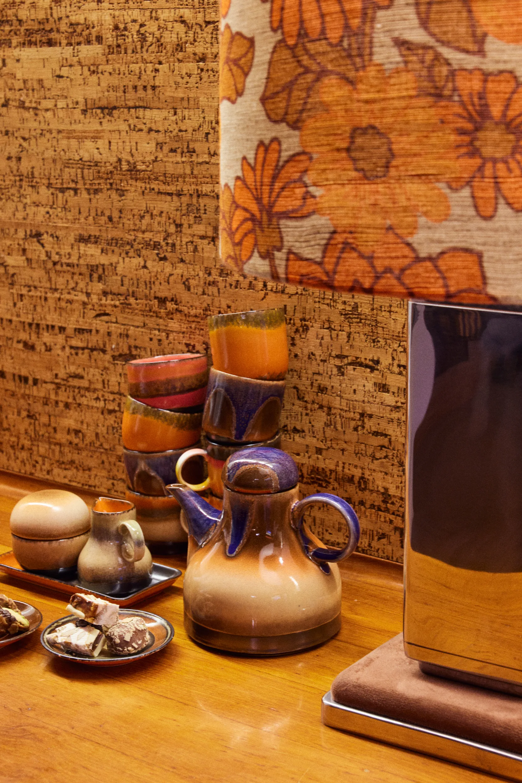 Plato para taza 70's, Ø11,5 cm, Tostado oscuro HKliving