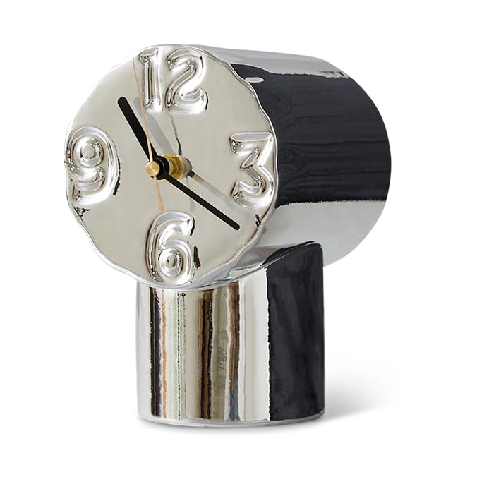 Reloj de cerámica Eetro 17,5 cm, Chrome HKliving