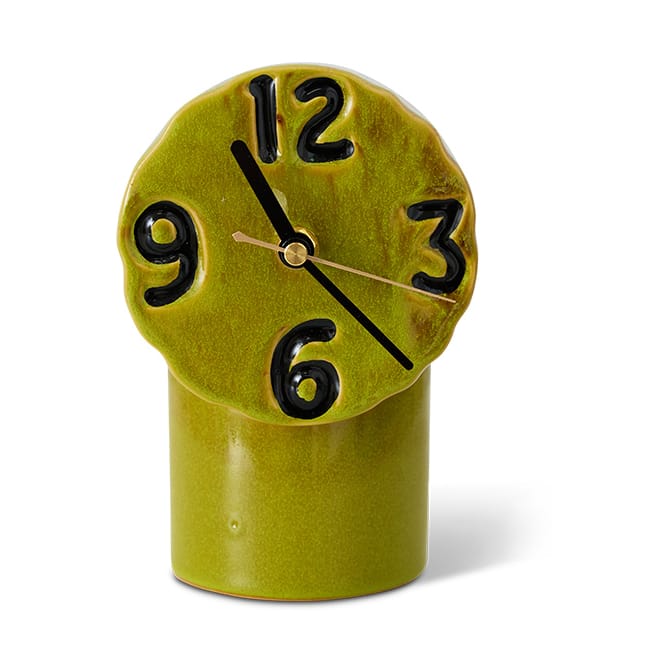 Reloj de cerámica retro 18 cm - Olive - HKliving