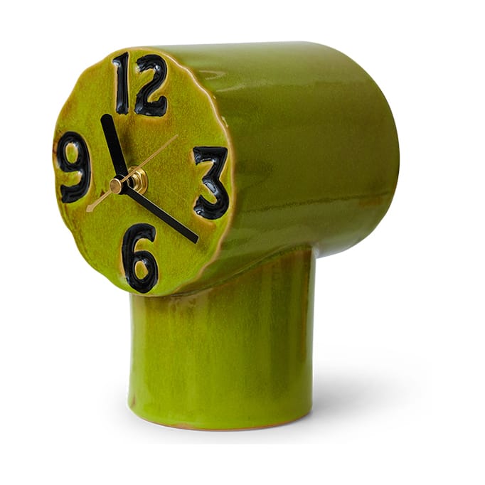 Reloj de cerámica retro 18 cm, Olive HKliving