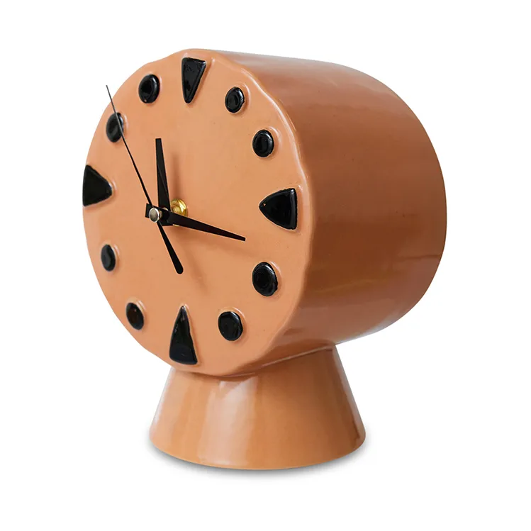 Reloj de cerámica retro 20,8 cm, Peach HKliving