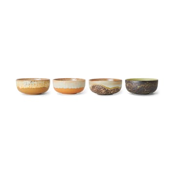 Set de 4 boles para tapas 70's - Drift - HKliving