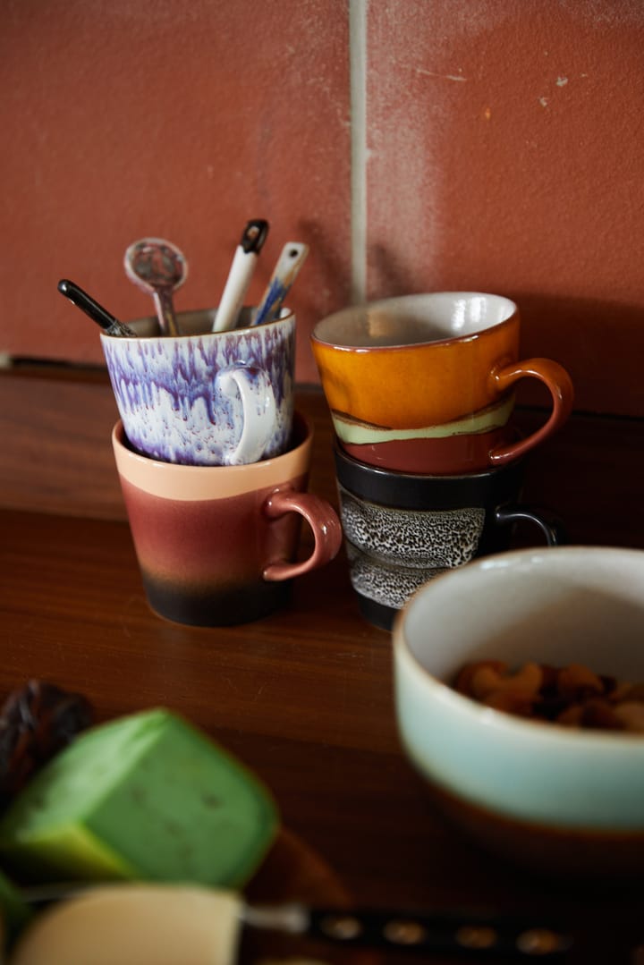 Set de 4 tazas de café americano 70's, Friction HKliving