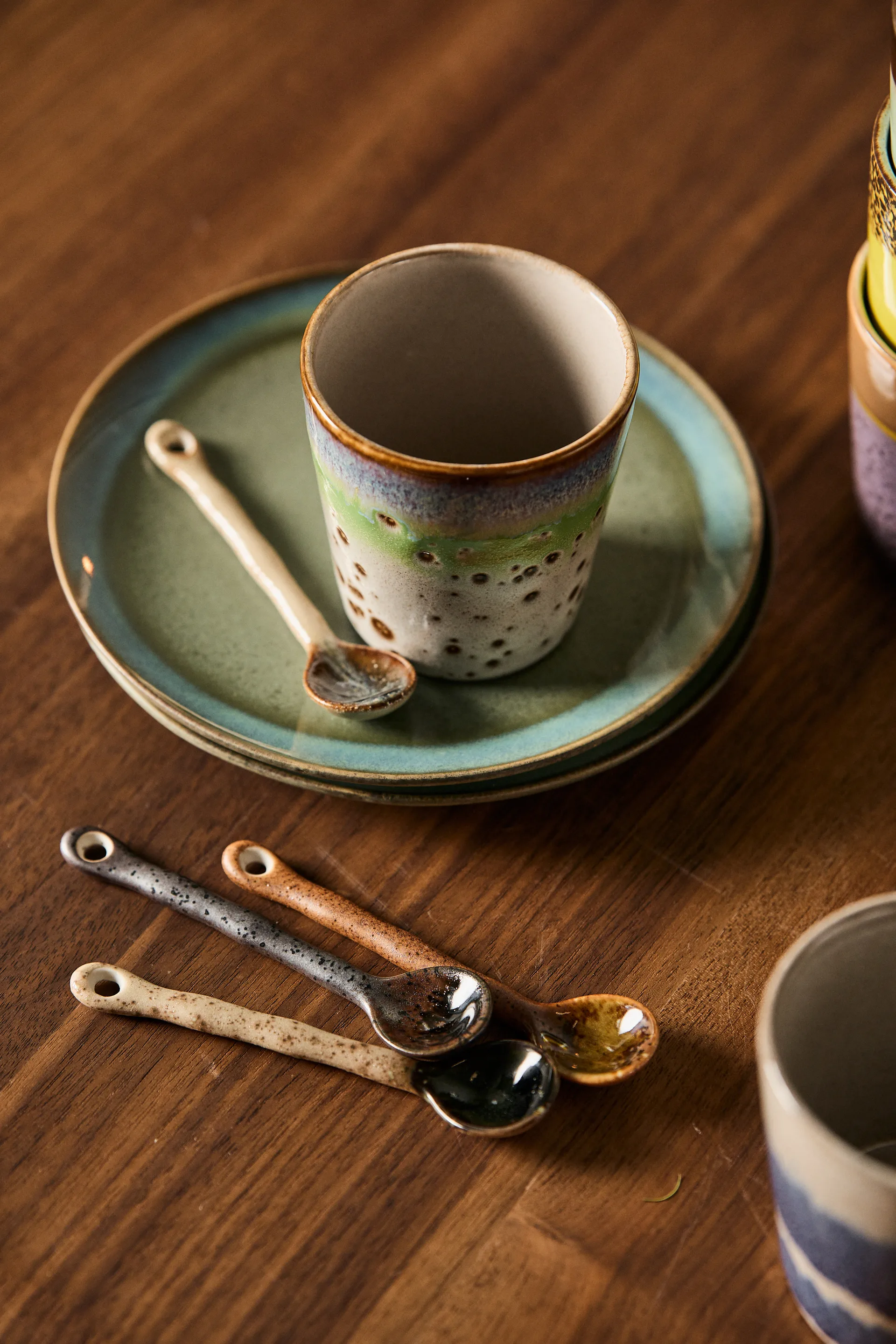 Set de 6 tazas 70's, Multi HKliving