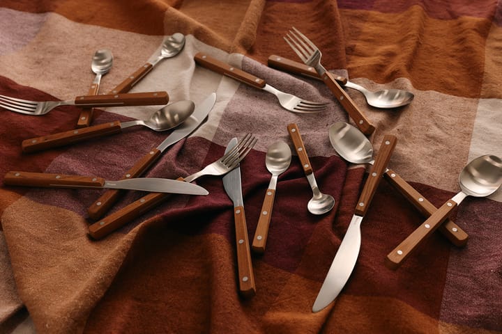 Set de cubiertos 70's 16 piezas, Madera HKliving