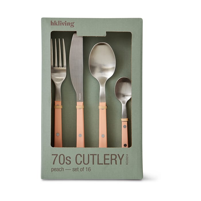 Set de cubiertos 70's 16 piezas - Peach - HKliving