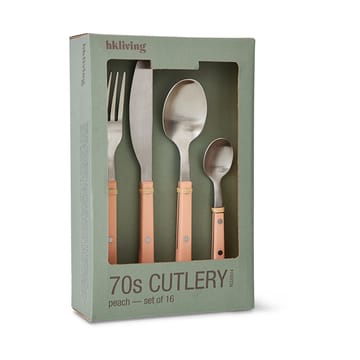 Set de cubiertos 70's 16 piezas - Peach - HKliving