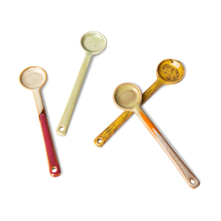 Set de cucharas de cerámica M, 70's 4-pack, Escorpio HKliving