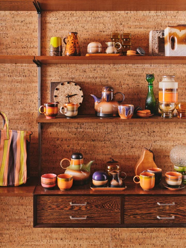 Set de tazas 70's, 25 cl 4-pack, Java HKliving