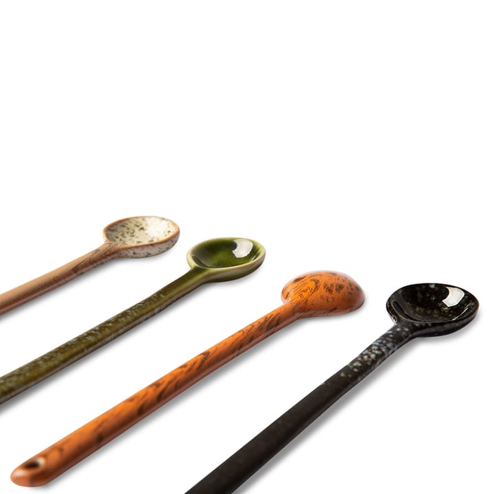 Setcucharas de cerámica L, 70's 4-pack, Eris HKliving