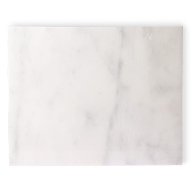 Tabla de cortar HKliving mármol 50x40 cm - blanco - HKliving