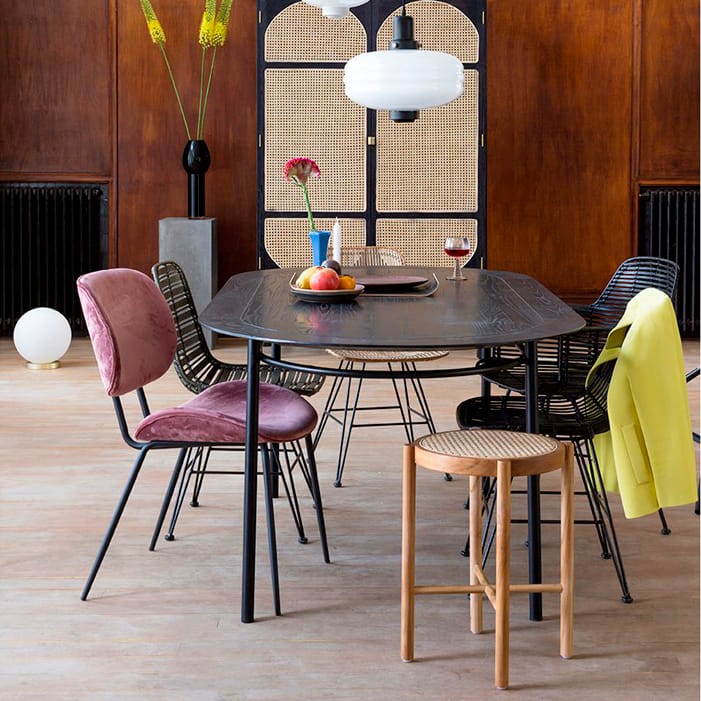 Taburete retro HKliving, naturaleza HKliving