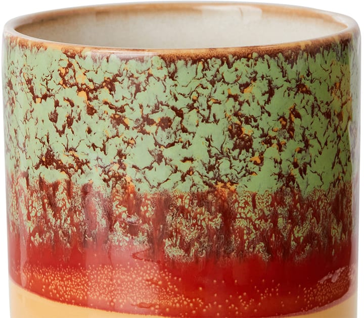 Tarro de almacenamiento 70's ceramics Ø11x22,5 cm, Cove HKliving