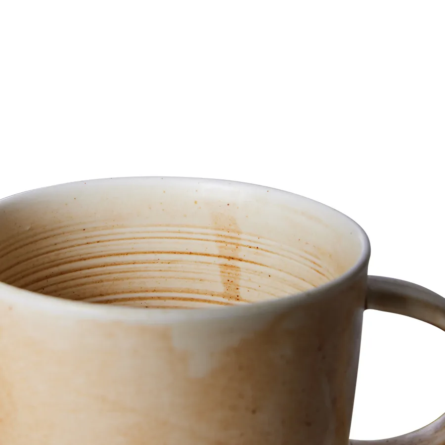 Taza con asa Home Chef 32 cl, Rustic cream-brown HKliving