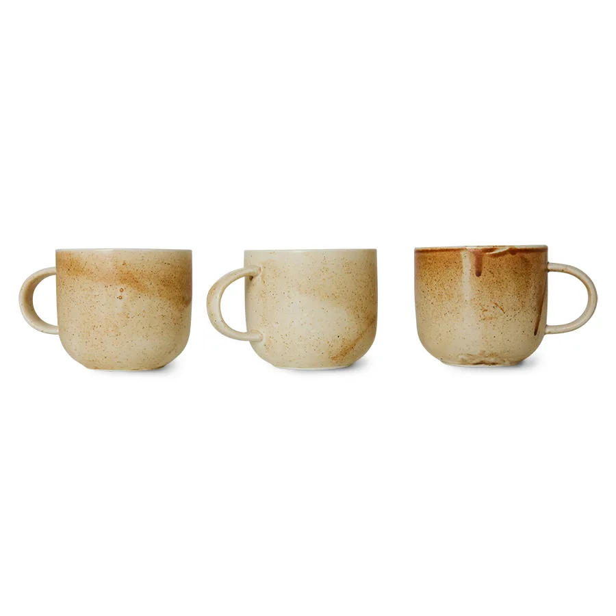 Taza con asa Home Chef 32 cl, Rustic cream-brown HKliving