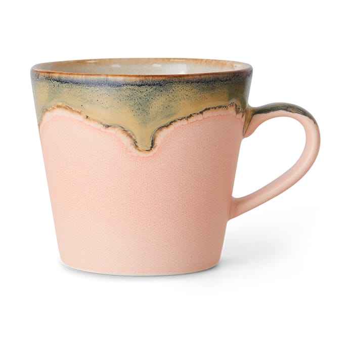 Taza de cappuccino de los años 70, 33 cl - Blossom - HKliving
