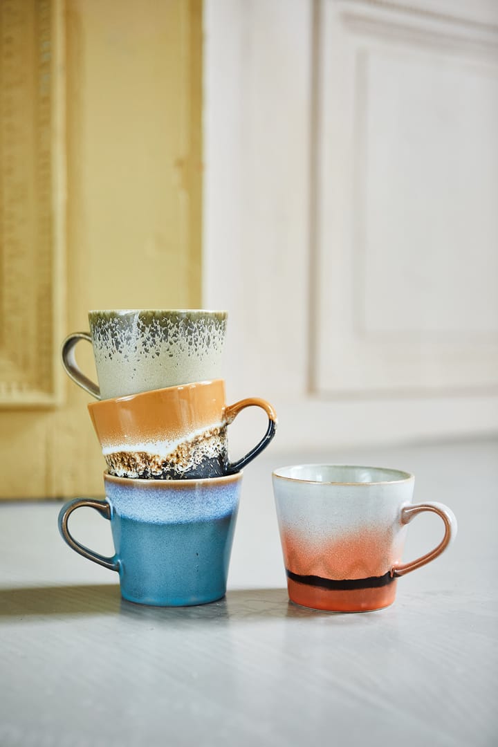 Taza de cappuccino de los años 70, 33 cl, Fuego HKliving
