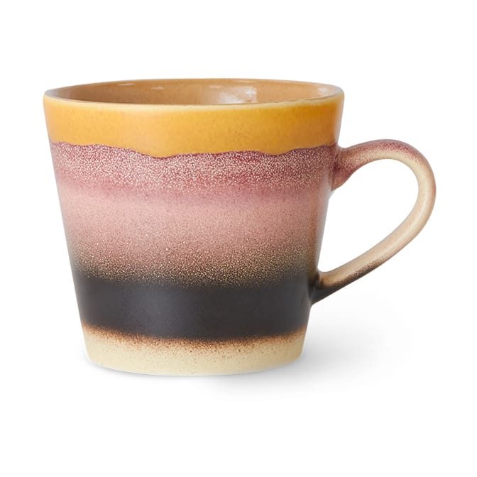 Taza de cappuccino de los años 70, 33 cl - Sunset - HKliving