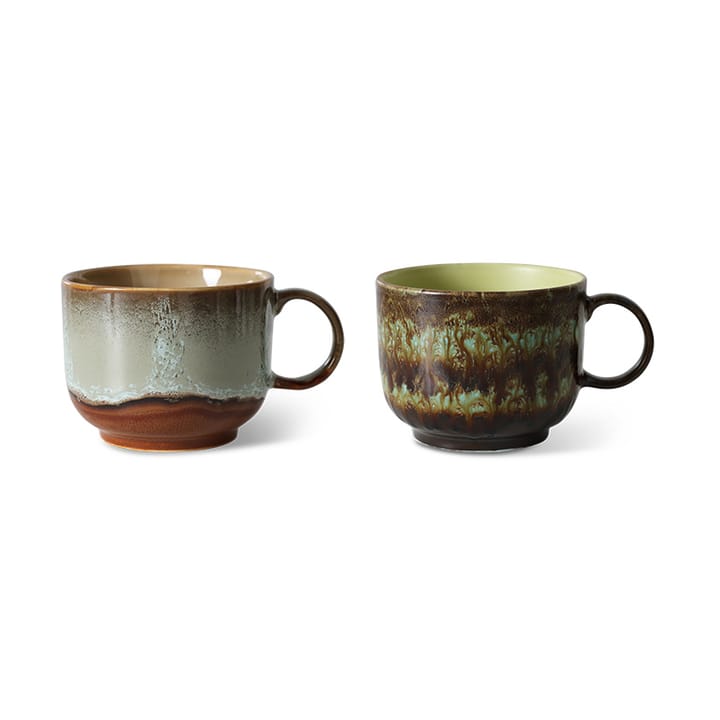 Taza de té 70's 42,5 cl 2 piezas, Odyssey HKliving