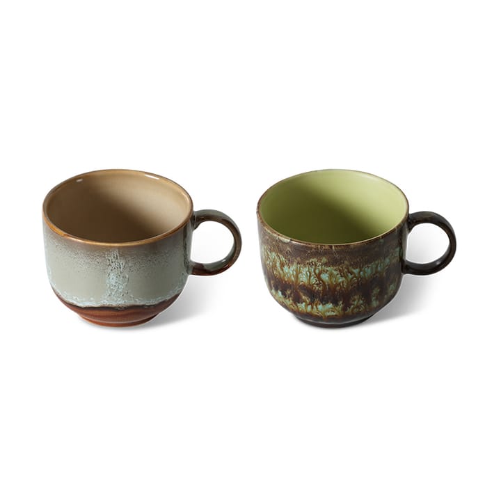 Taza de té 70's 42,5 cl 2 piezas, Odyssey HKliving