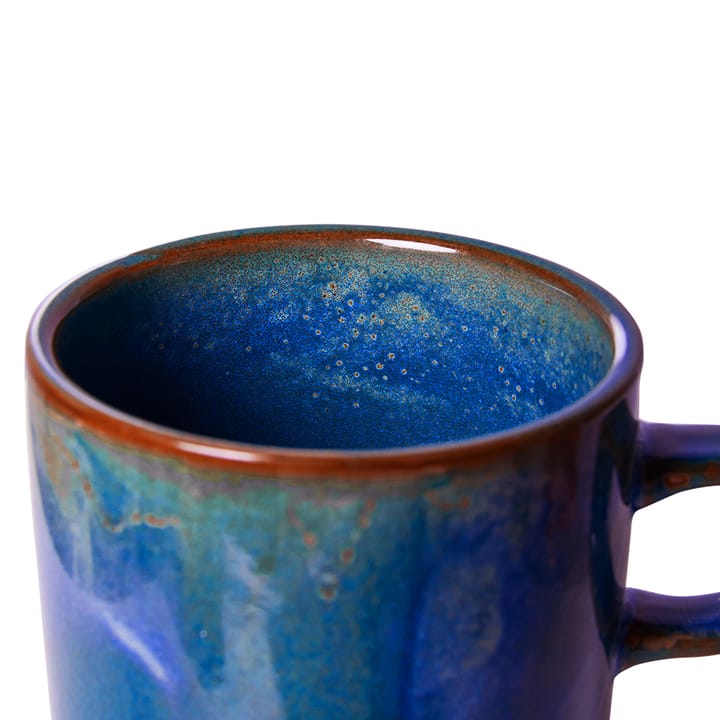 Taza y platillo Home Chef 22 cl, Rustic blue HKliving