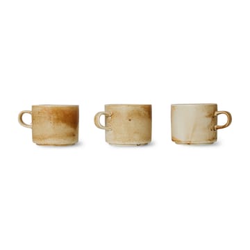 Taza y platillo Home Chef 22 cl - Rustic cream-brown - HKliving