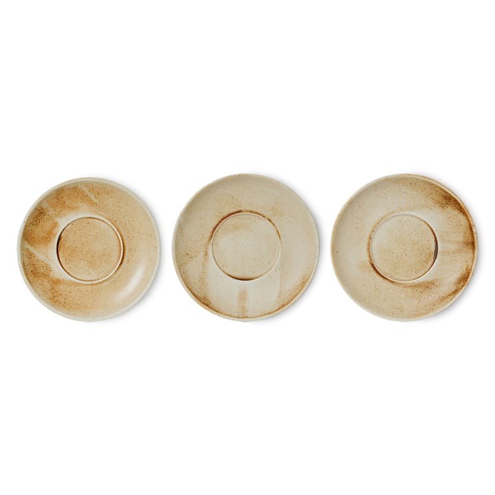 Taza y platillo Home Chef 22 cl, Rustic cream-brown HKliving