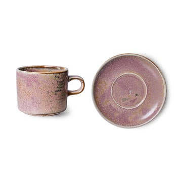 Taza y platillo Home Chef 22 cl - Rustic pink - HKliving