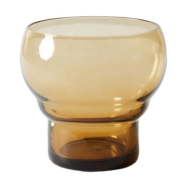 Vaso Bulb 70's, 27 cl 4-pack, Ámbar HKliving