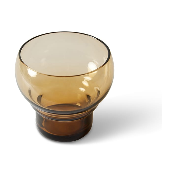 Vaso Bulb 70's, 27 cl 4-pack, Ámbar HKliving