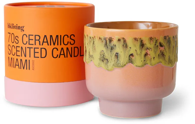 Vela perfumada 70's, 50 h, Miami HKliving