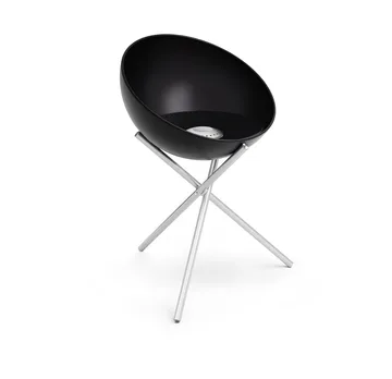 Brasero BOWL 57 - Negro-plata, base de trípode - Höfats