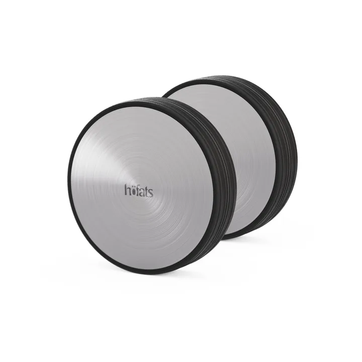 FIRE KITCHEN ruedas para cocina de exterior - Negro, 2-pack - Höfats