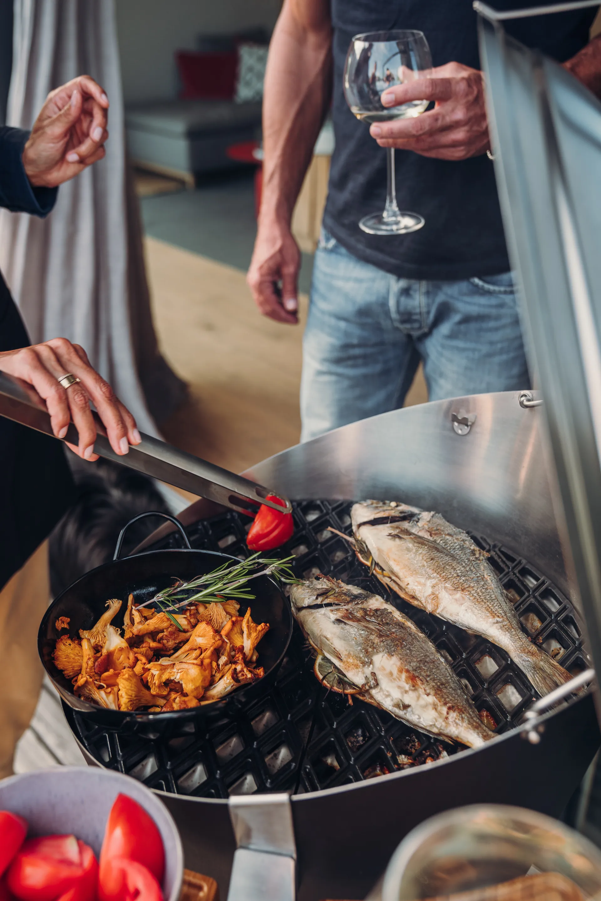 Pinzas para parrilla Höfats, Plata Höfats