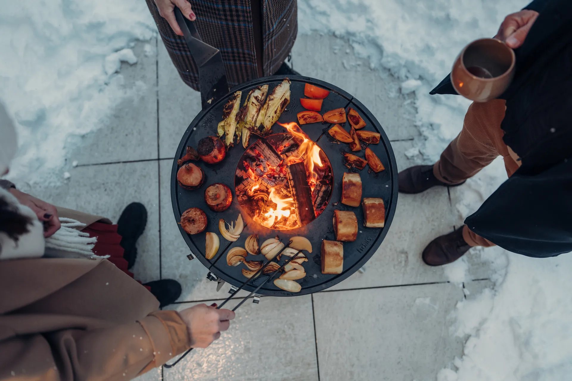 Plancha de asar BOWL 57, Negro Höfats