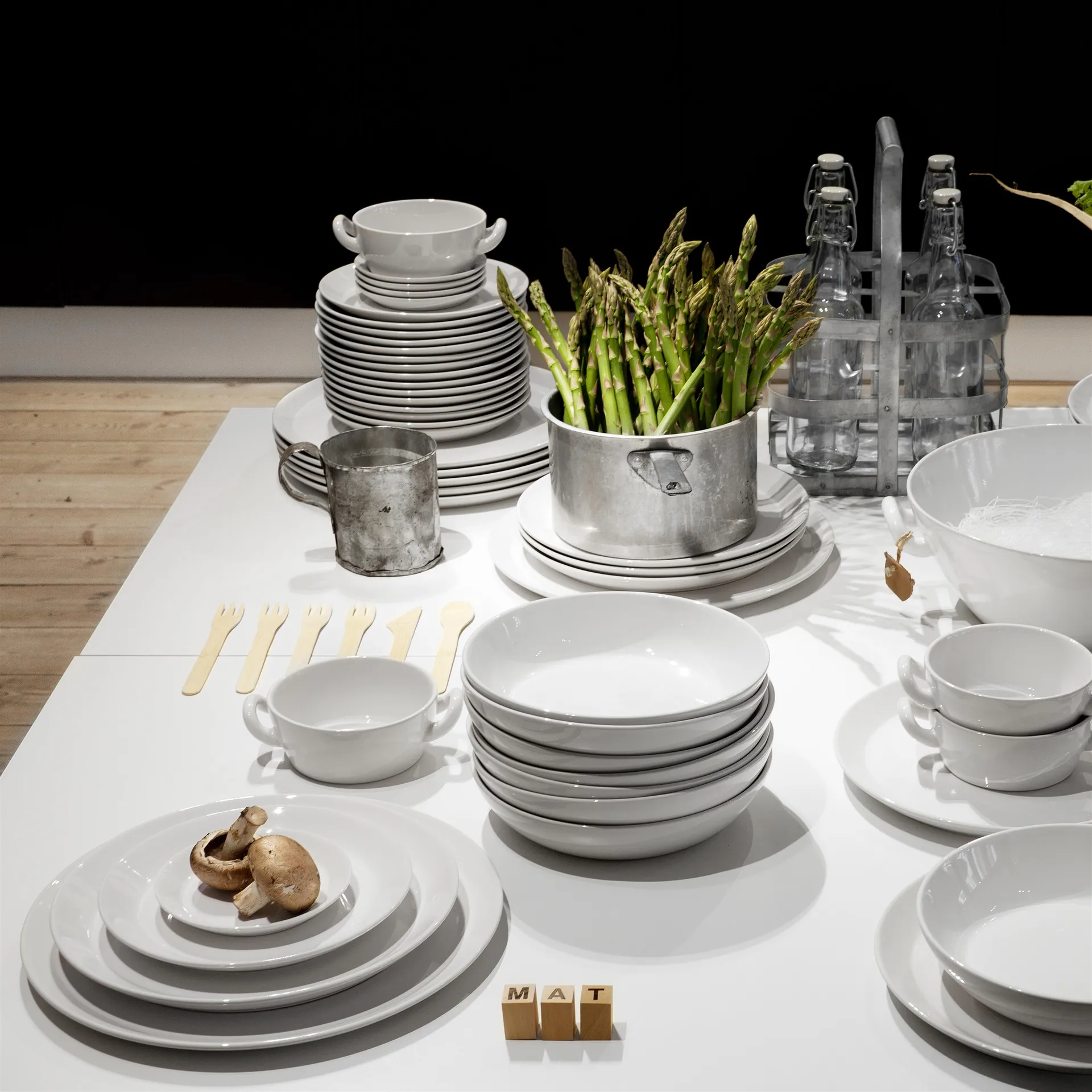 Plato pequeño Höganäs Ø 20 cm, blanco brillante Höganäs Keramik