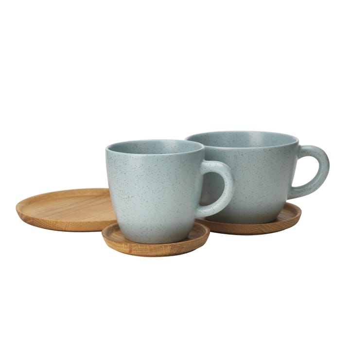 Taza de café y platillo Höganäs 33 cl, frost Höganäs Keramik