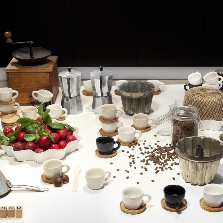 Taza de café y platillo Höganäs 33 cl, gris grafito mate Höganäs Keramik