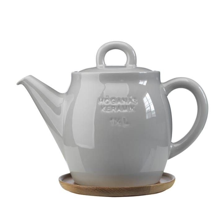Tetera Höganäs 1,5 L - gris brillante - Höganäs Keramik