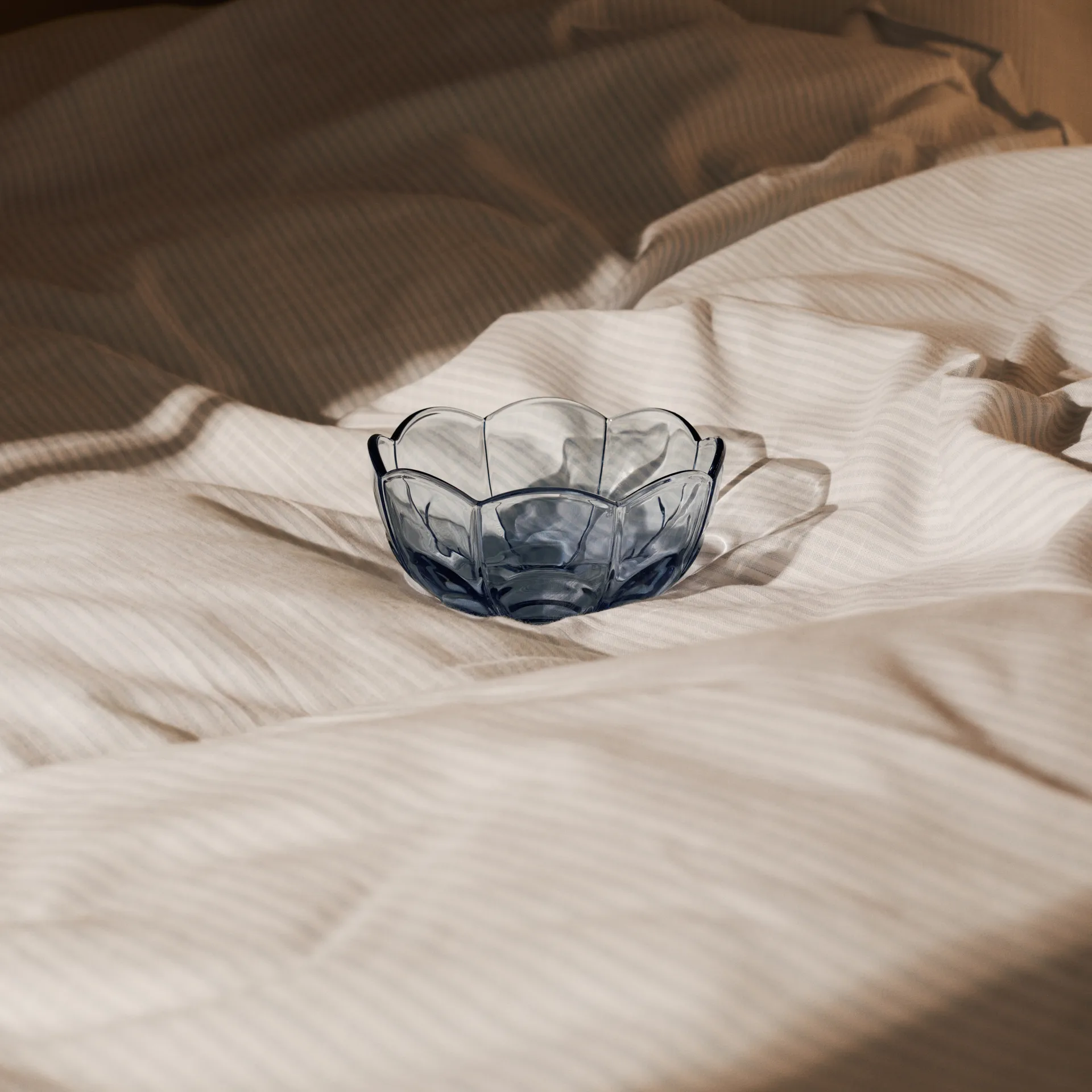 2 Boles Lily Ø13 cm, Blue iris Holmegaard