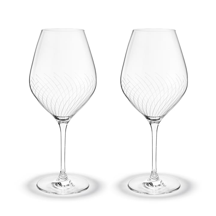 2 Copas de burdeos Cabernet Lines 69 cl - transparente - Holmegaard