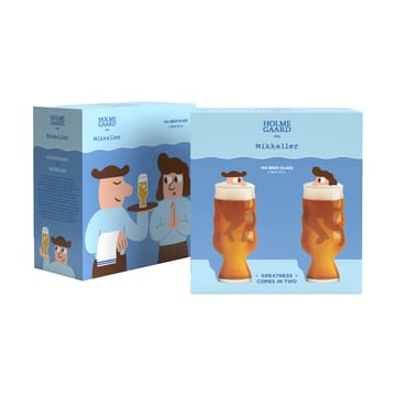 2 Copas de cerveza Mikkeller IPA - 50 cl - Holmegaard
