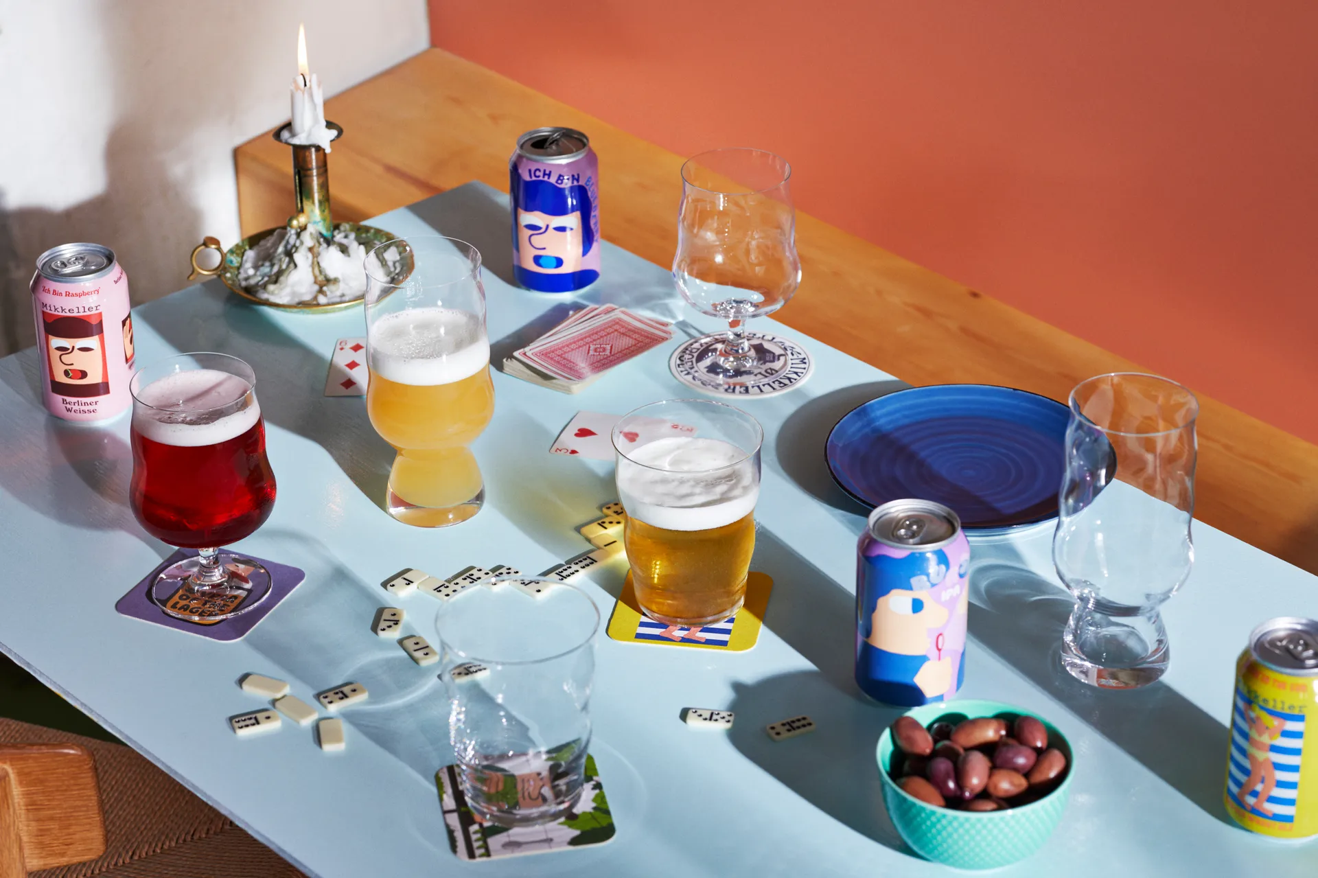 2 Copas de cerveza Mikkeller pint, 40 cl Holmegaard