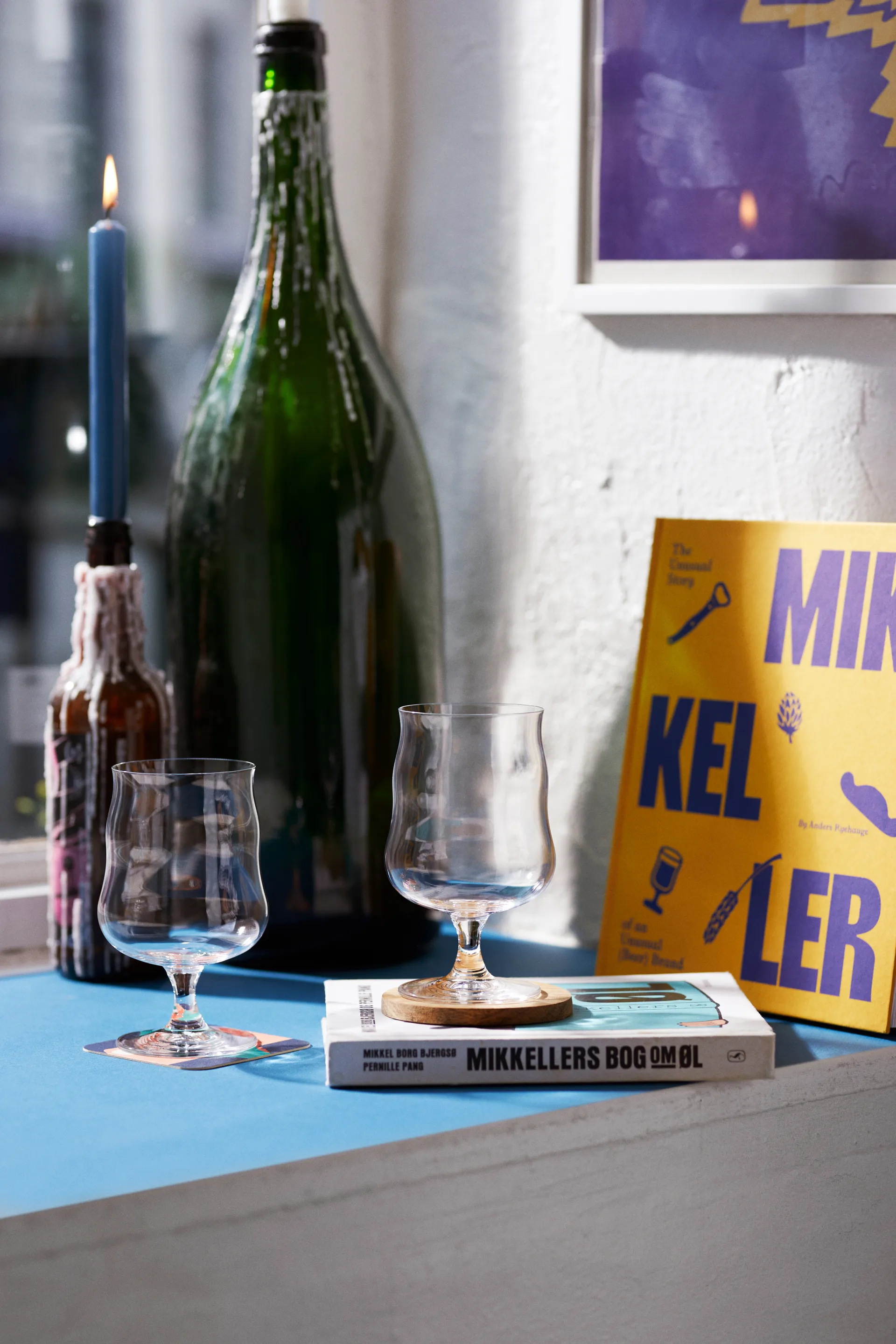 2 Copas de cerveza Mikkeller universal, 40 cl Holmegaard