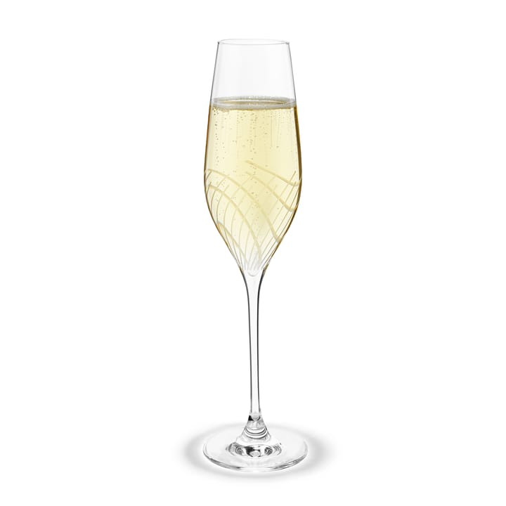 2 Copas de champagne Cabernet Lines 29 cl - transparente - Holmegaard