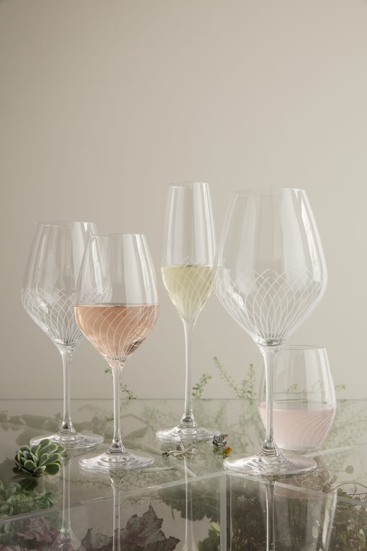 2 Copas de champagne Cabernet Lines 29 cl, transparente Holmegaard