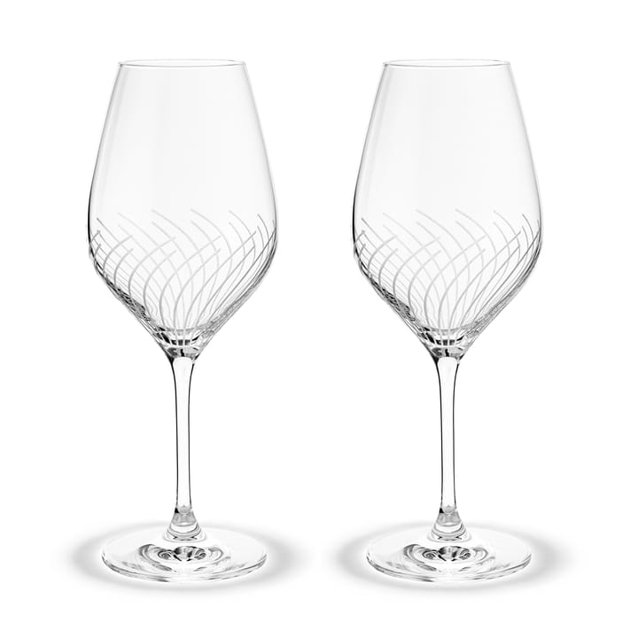 2 Copas de vino blanco Cabernet Lines 36 cl, transparente Holmegaard