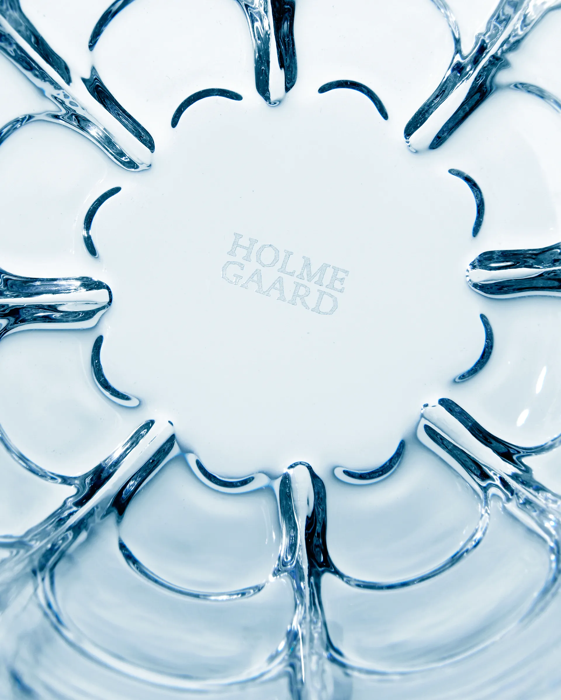 2 Vasos de agua Lily 32 cl, Blue iris Holmegaard